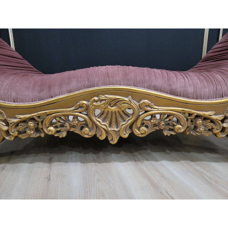 Deddo 88'' Velvet Sofa & Chaise