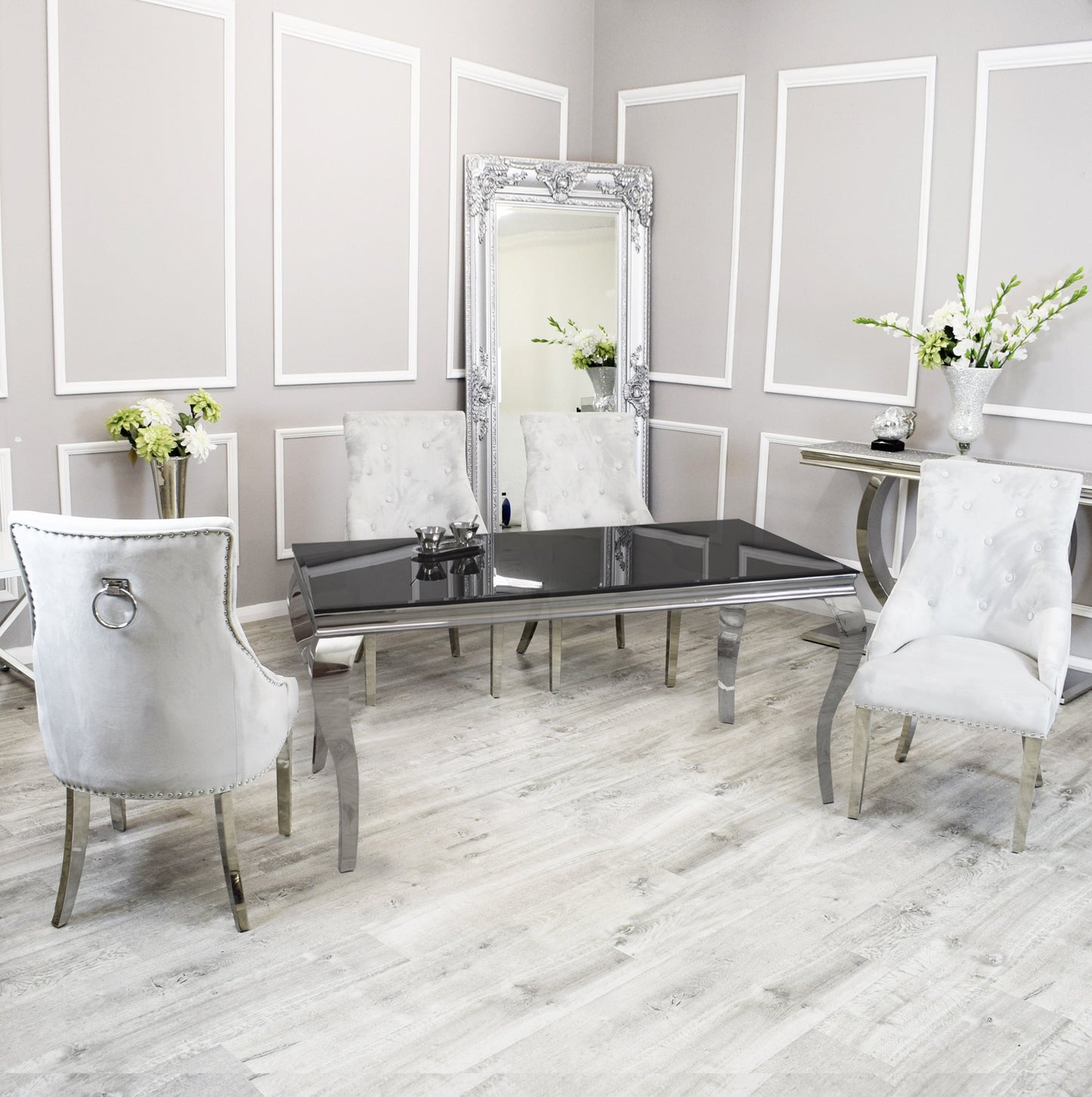 Arriana Dining Table with Duke Chairs