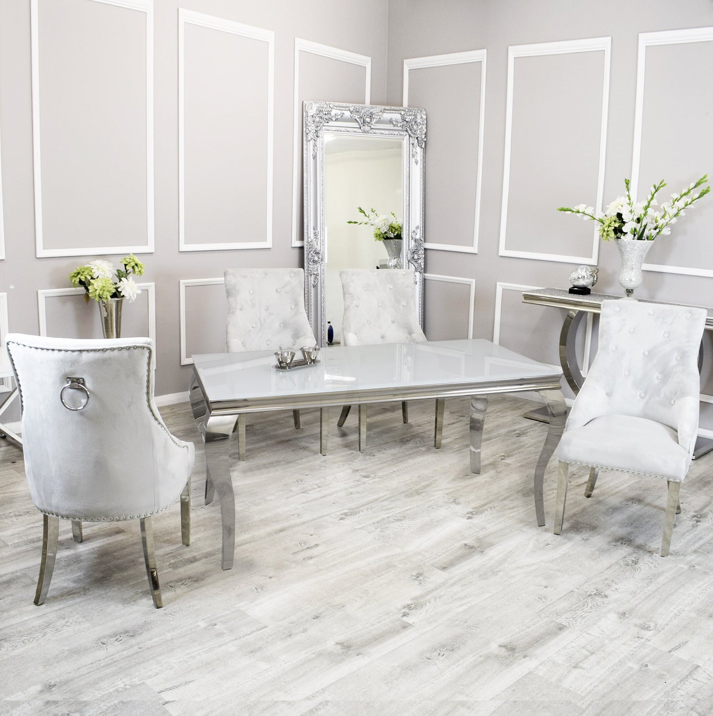 Arriana Dining Table with Duke Chairs