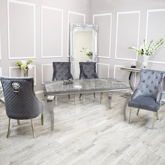 Louis Dinning Table Set with Bentley Chairs