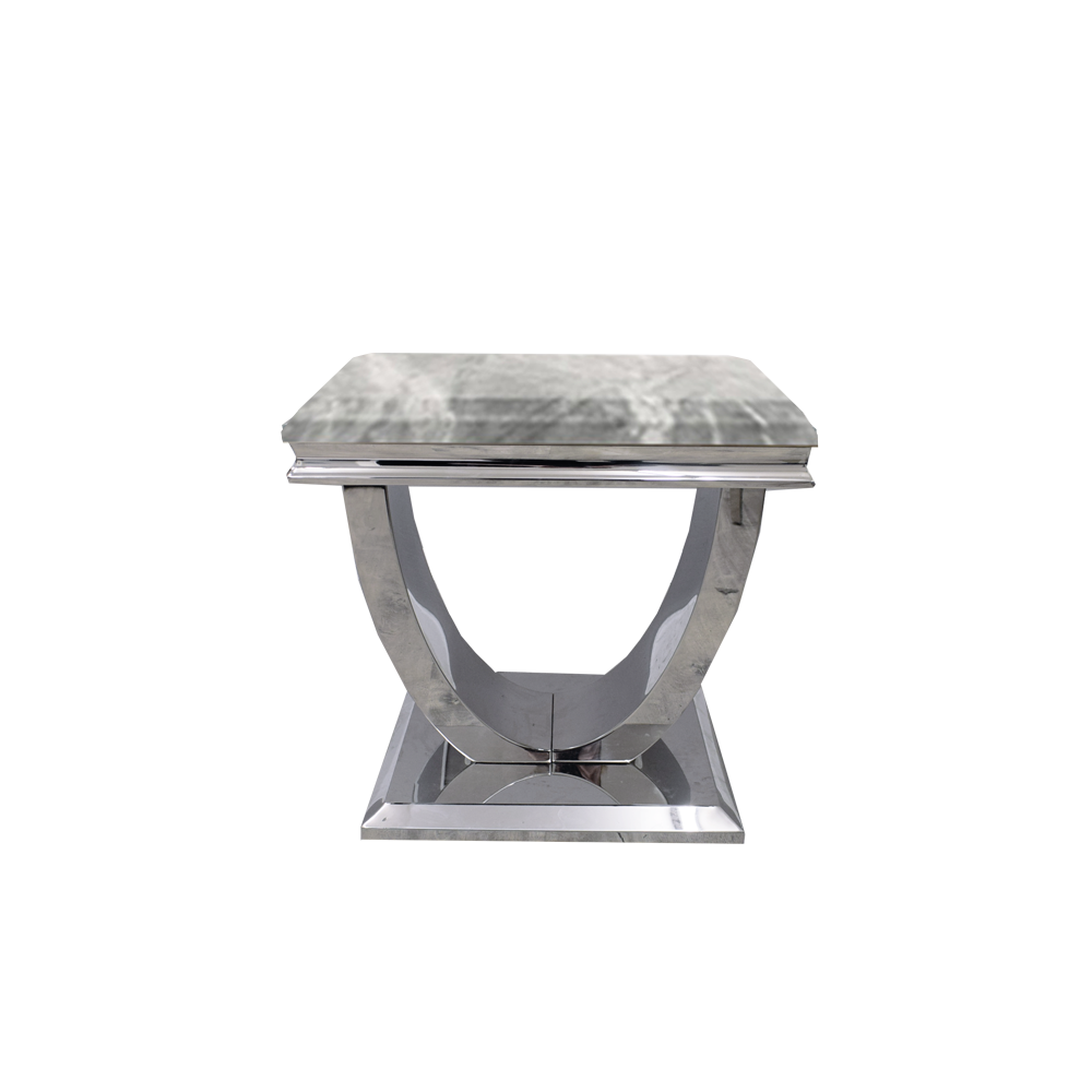 Arial Lamp Light Grey Marble