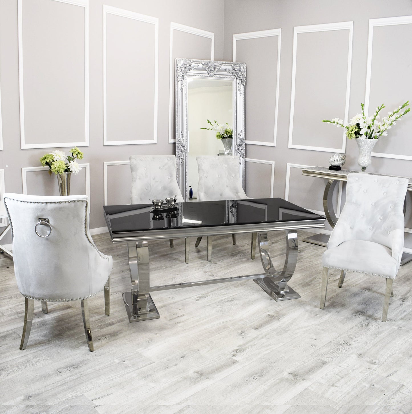 Arriana Dining Table with Duke Chairs