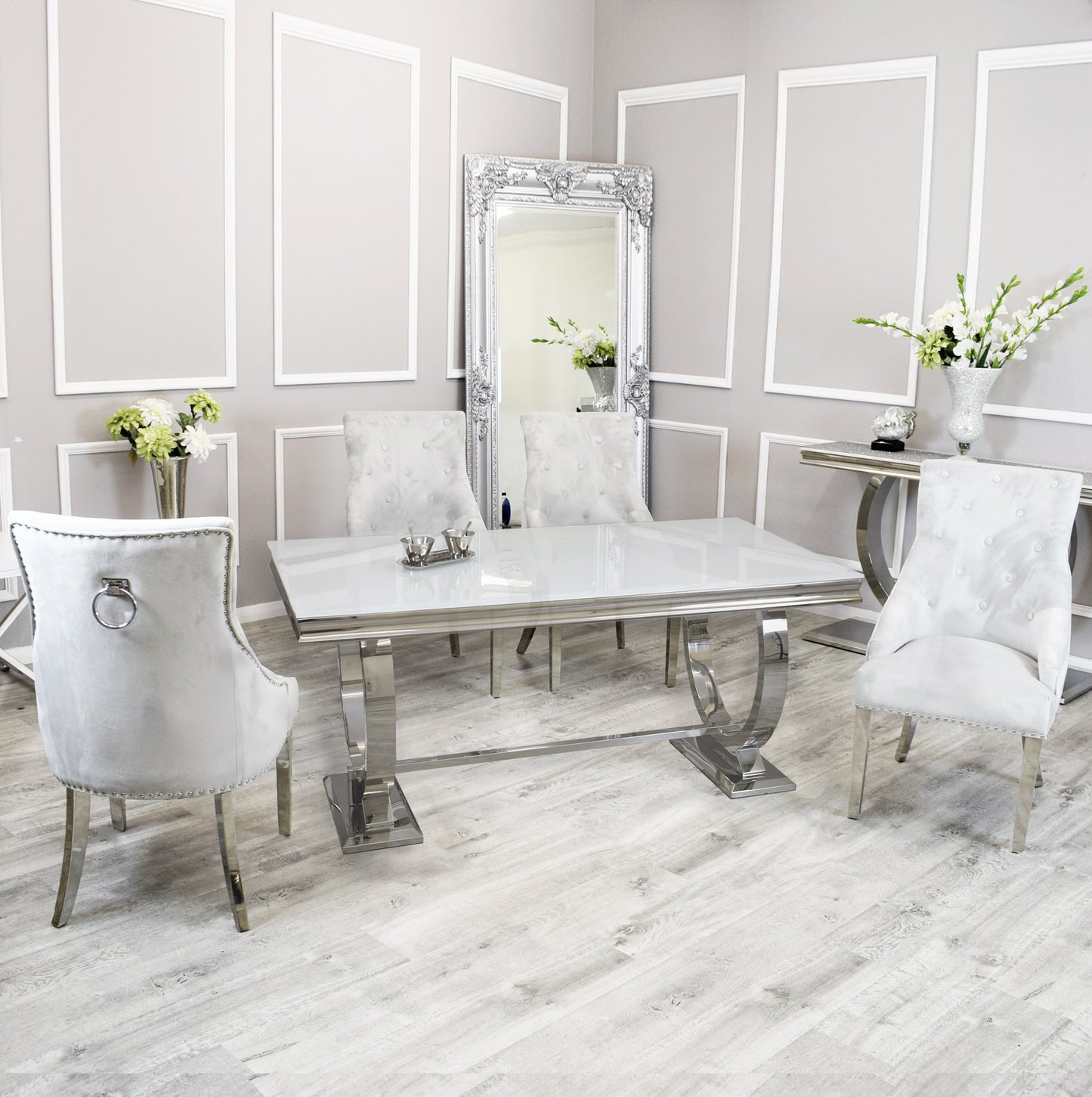 Arriana Dining Table with Duke Chairs