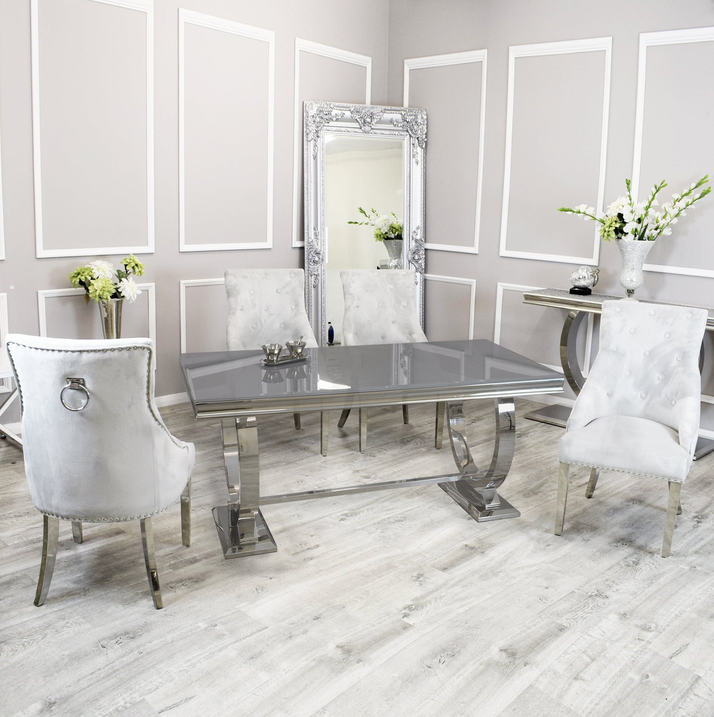 Arriana Dining Table with Duke Chairs