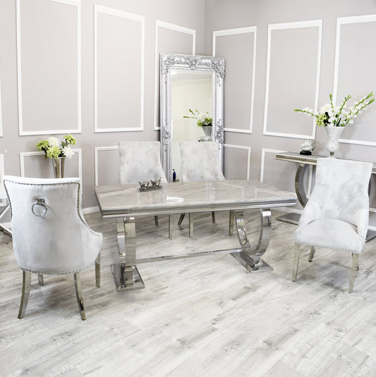 Arriana Dining Table with Duke Chairs