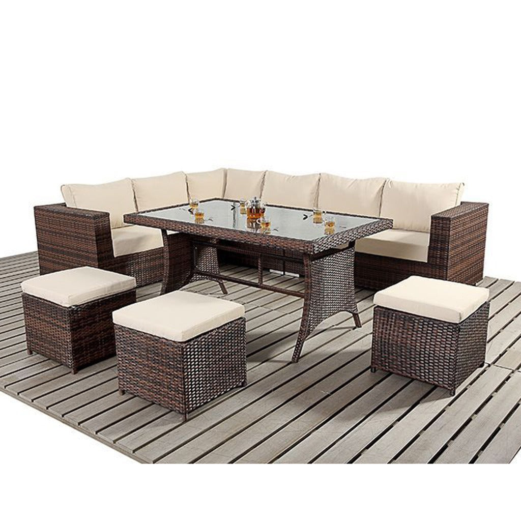 Eden Corner Garden Dining Set