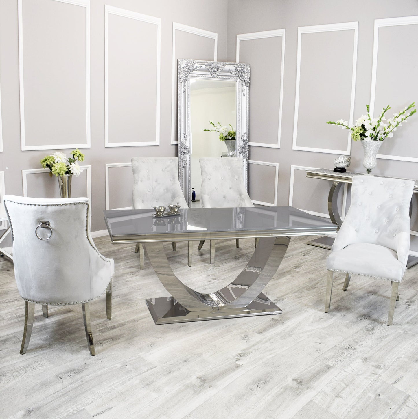 Arriana Dining Table with Duke Chairs