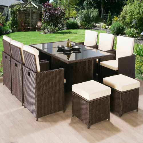 Nova Garden Dining Set - 11pc