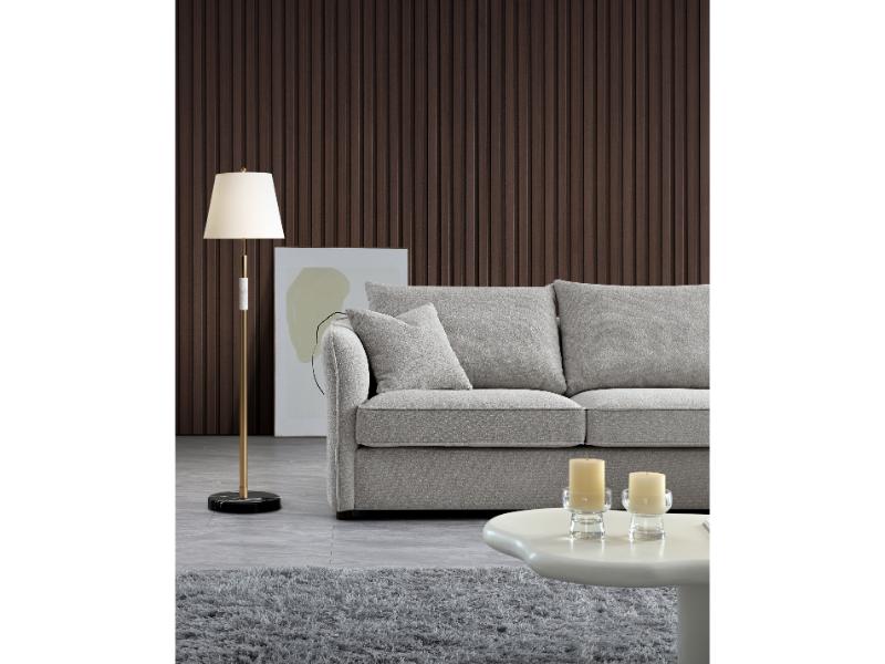 Aluxo Rubin Corner Chaise in Pebble Boucle