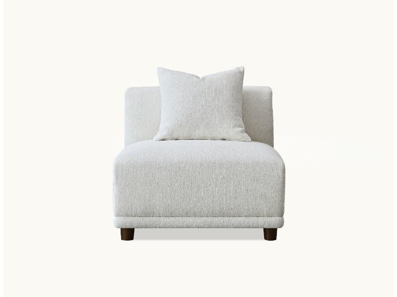 Aluxo Lottie Modular Corner Group in Polar Boucle