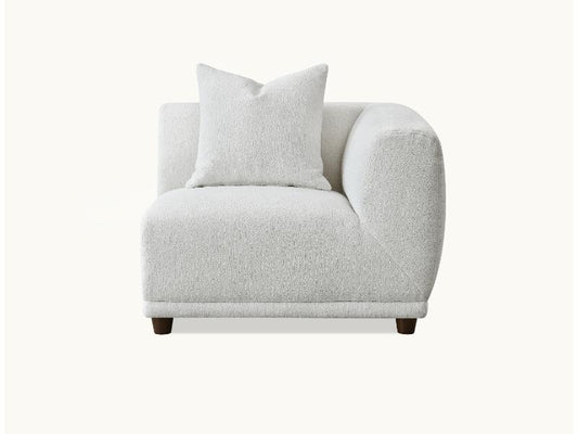 Aluxo Lottie Modular Corner Group in Polar Boucle
