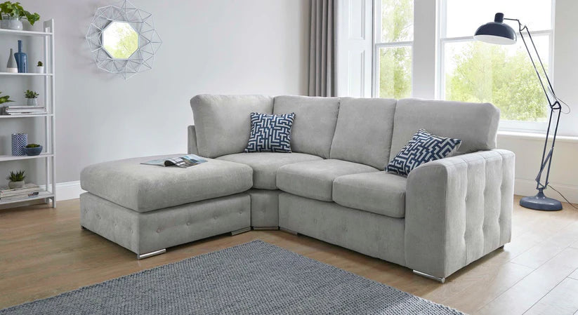 Galaxy Handmade Grey Fabric Sofas For Old People in Elegant Mosaic