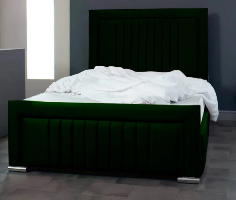 Alama Upholstered Panel Bed