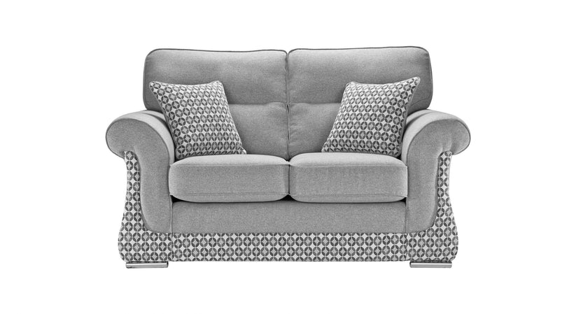 Galaxy Handmade Grey Fabric Sofas For Old People in Elegant Mosaic