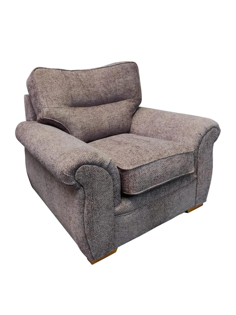 Mayor Original Premium Tweed Grey Real Fabric Sofas For Old People