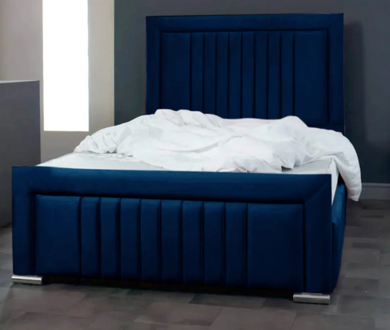 Alama Upholstered Panel Bed