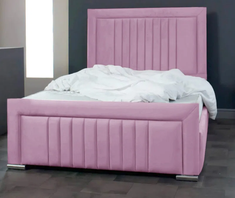 Alama Upholstered Panel Bed