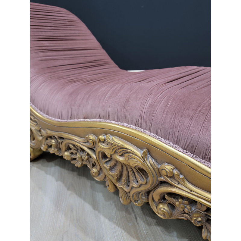 Deddo 88'' Velvet Sofa & Chaise