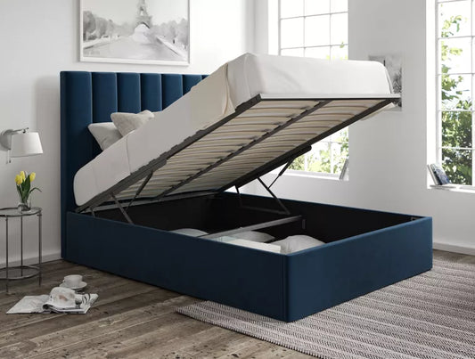 Amalfi Hugo Royal Upholstered Ottoman Bed Frame Only