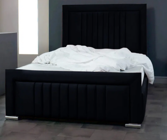 Alama Upholstered Panel Bed
