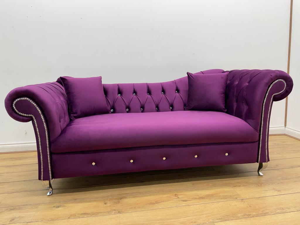 Lulu chesterfield sofa set 3 plus 2 seater