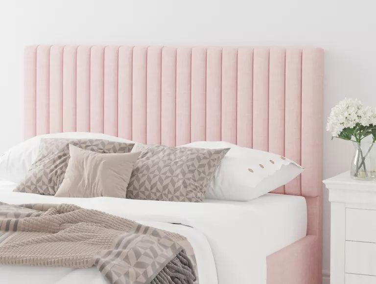 Levisham Ottoman Pastel Cotton Tea Rose Bed Frame Only