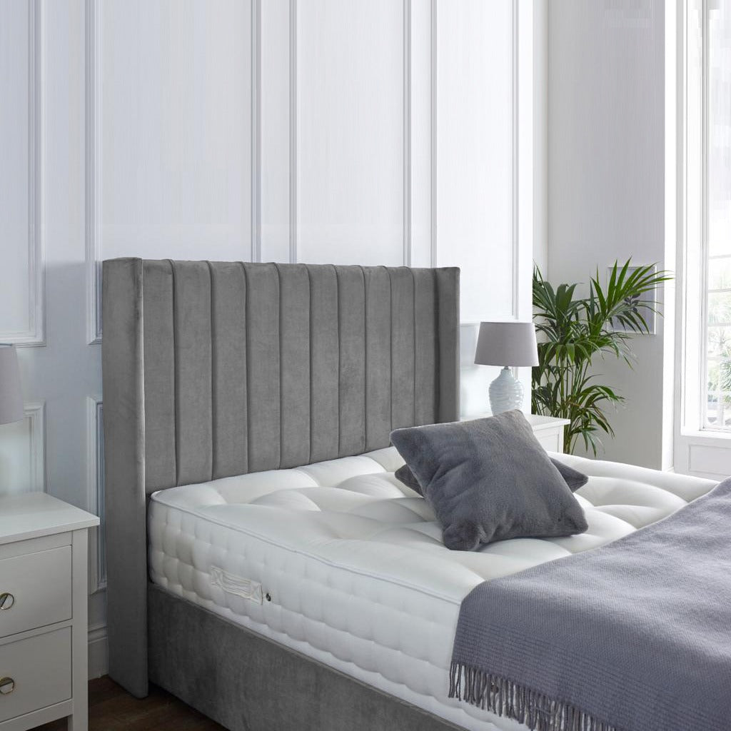 Elisa Upholstered Bed Frame - Optional Mattress