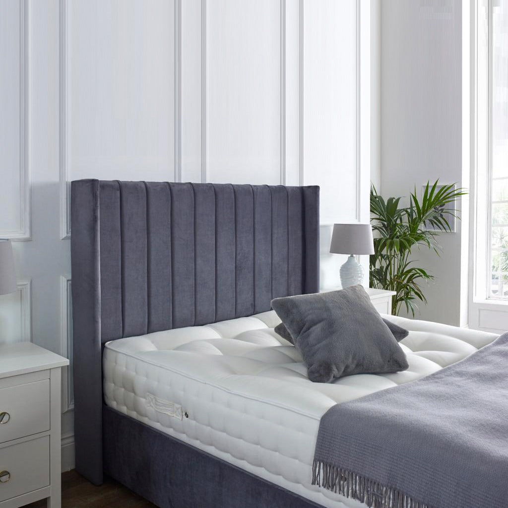 Elisa Upholstered Bed Frame - Optional Mattress