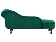 Right Hand Chaise Lounge NIMES Velvet Green