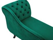 Right Hand Chaise Lounge NIMES Velvet Green