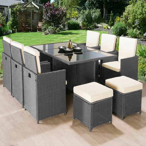 Nova Garden Dining Set - 11pc