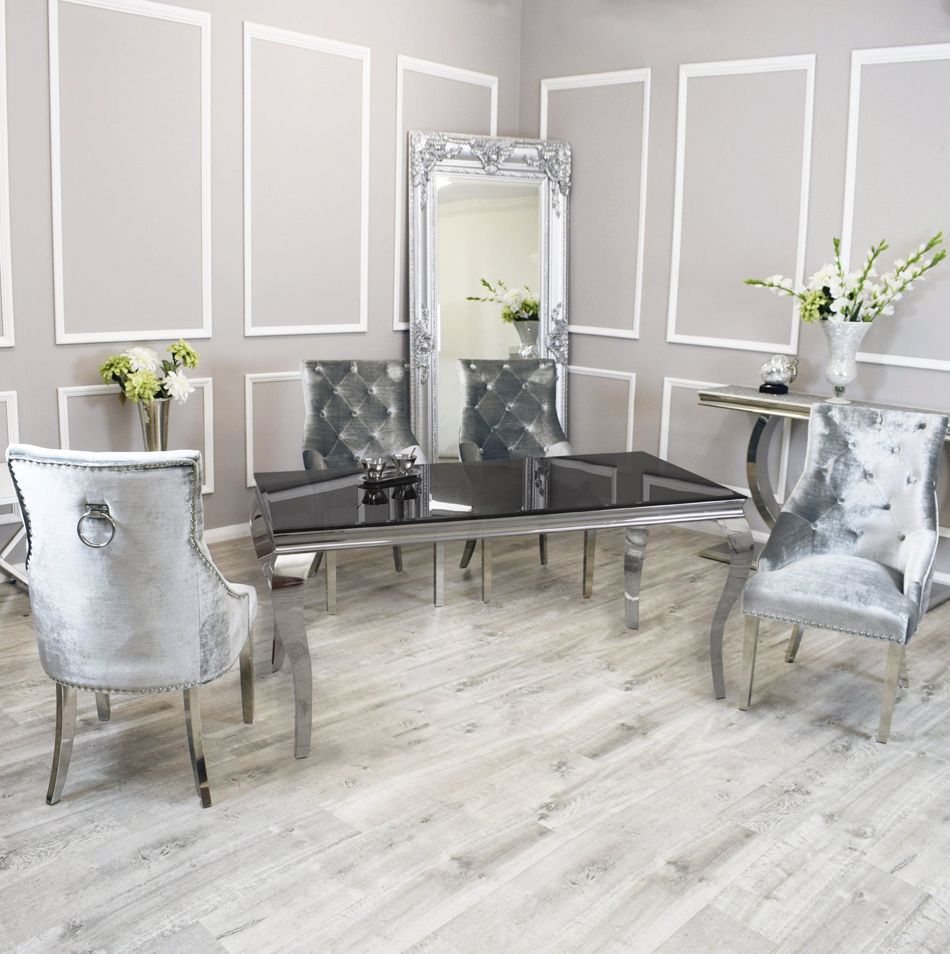 Pewter shimmer with all Tables