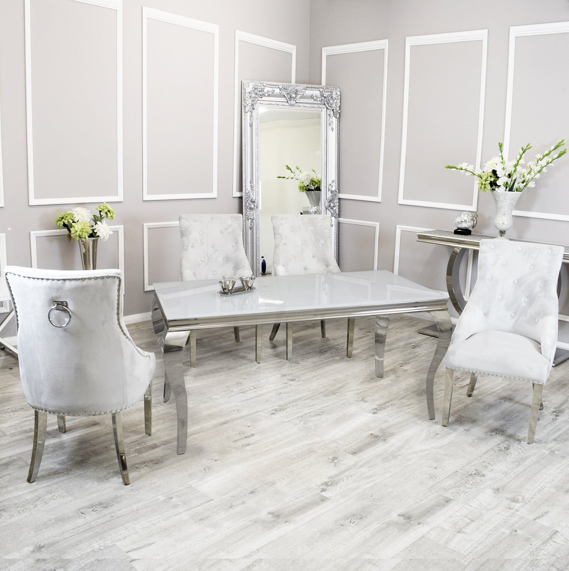 Arriana Dining Table with Duke Chairs