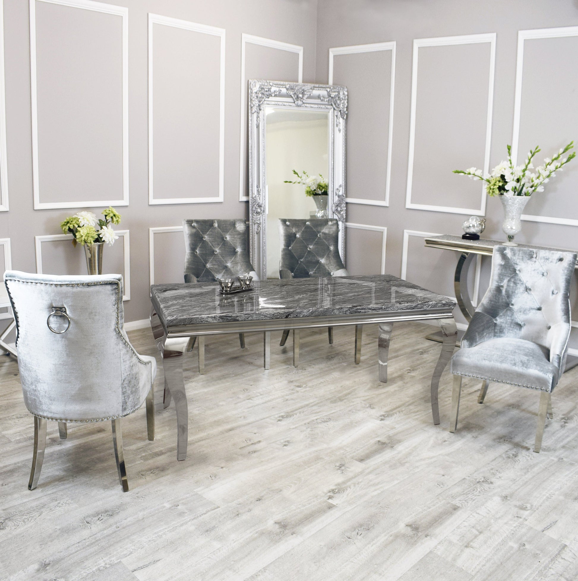 Pewter shimmer with all Tables