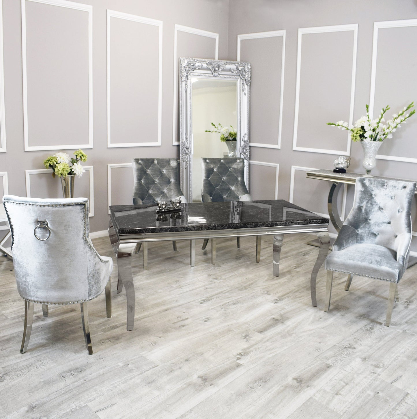 Pewter shimmer with all Tables