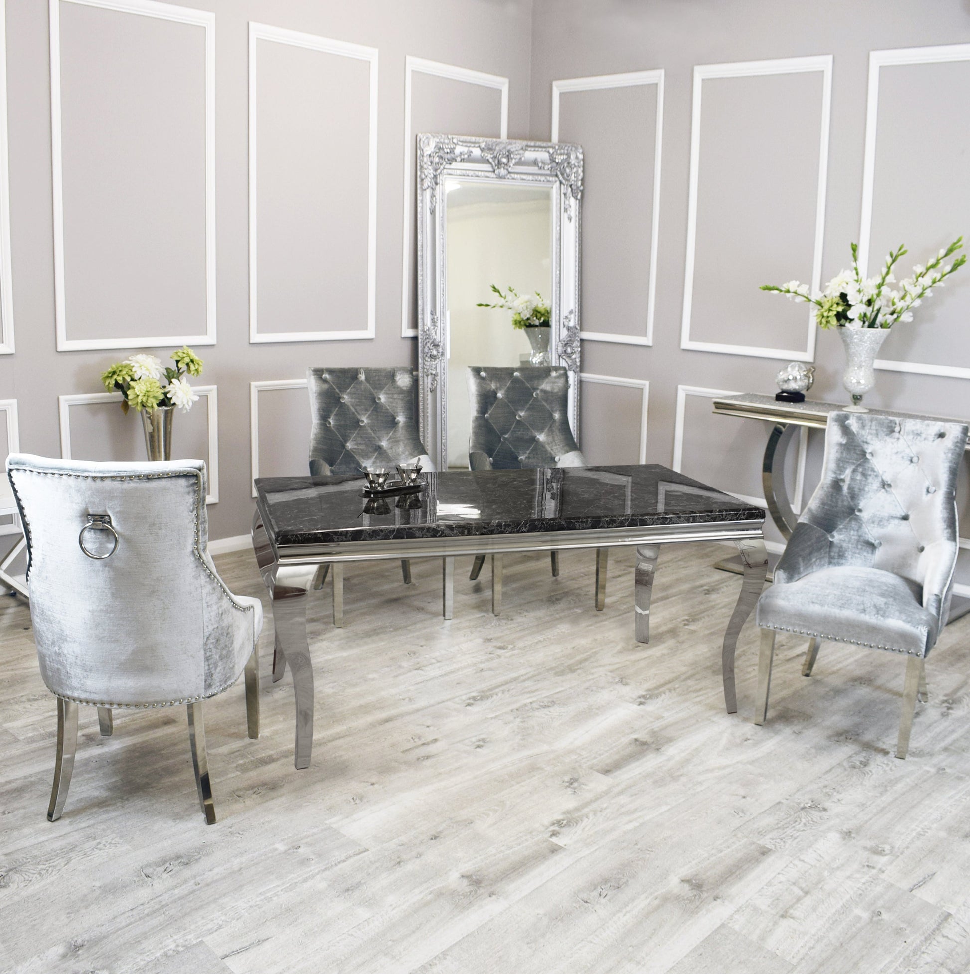 Pewter shimmer with all Tables