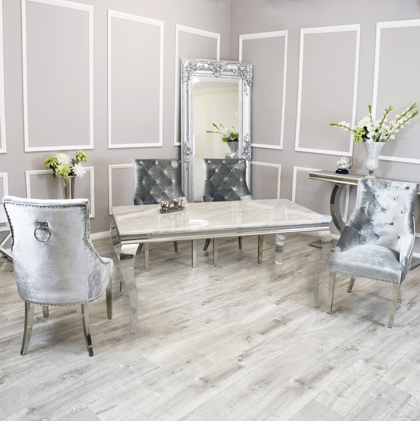 Pewter shimmer with all Tables