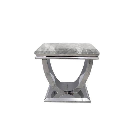 Arial Lamp Light Grey Marble