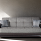 Luna Sleeper Sofa Bed – 87" Wide with Wooden Arms | Mid-Century Modern Convertible Sofa