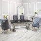 Louis Dinning Table Set with Bentley Chairs