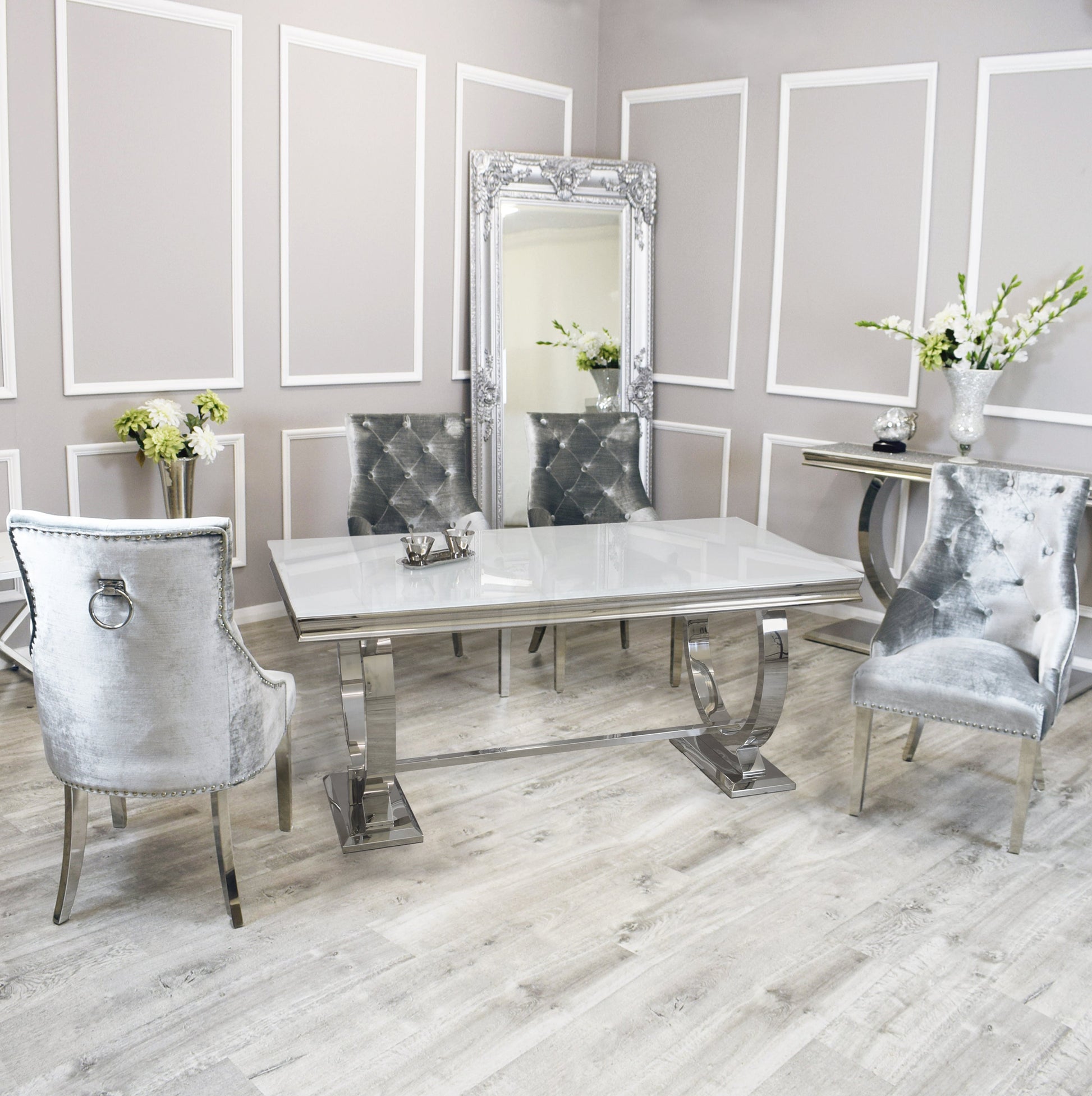 Pewter shimmer with all Tables