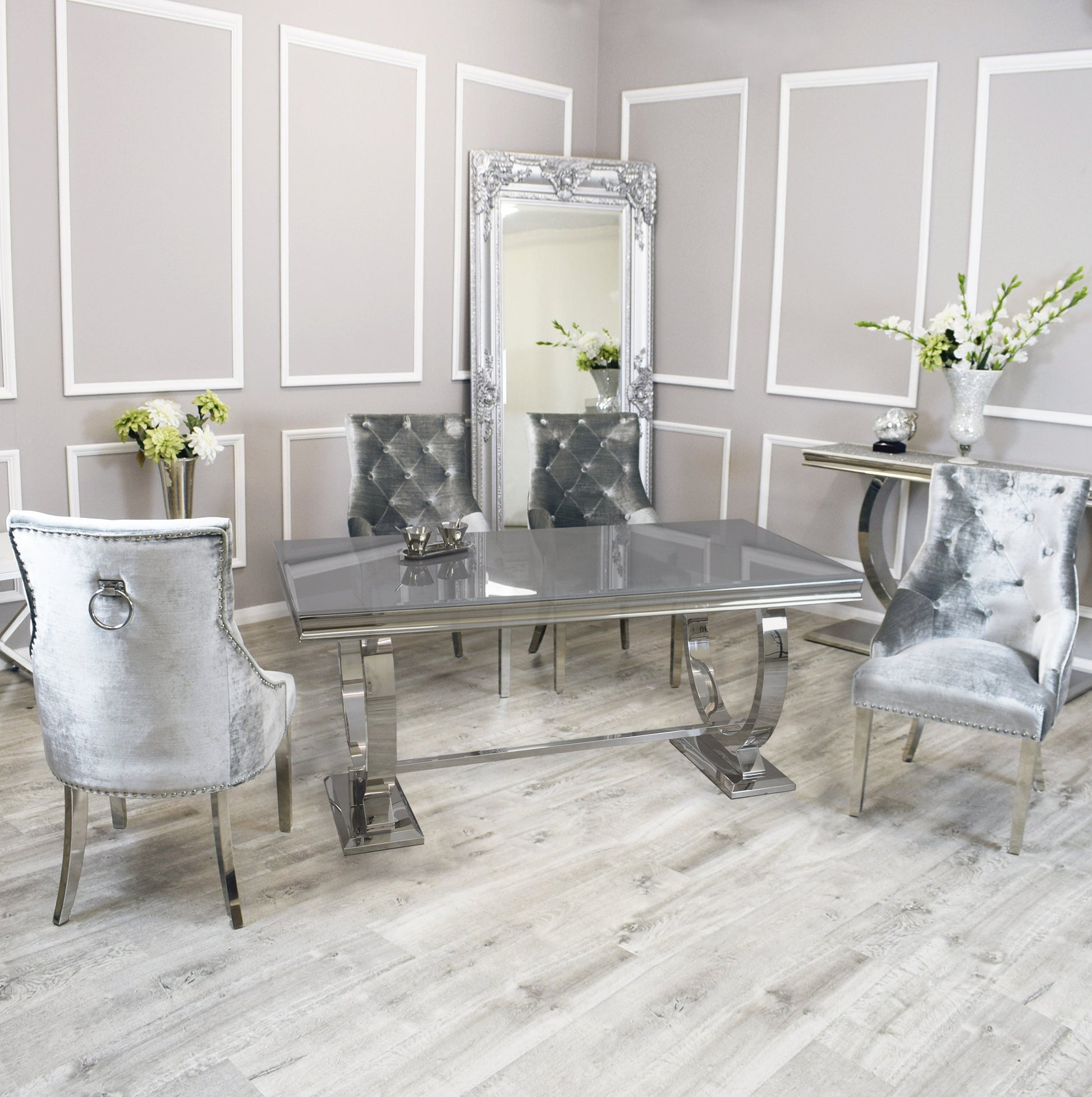 Pewter shimmer with all Tables