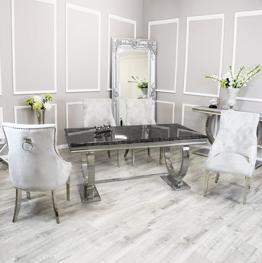 Arriana Dining Table with Duke Chairs