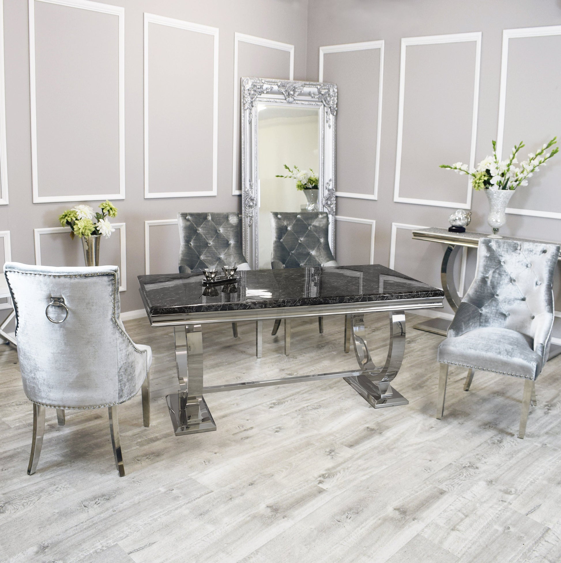 Pewter shimmer with all Tables