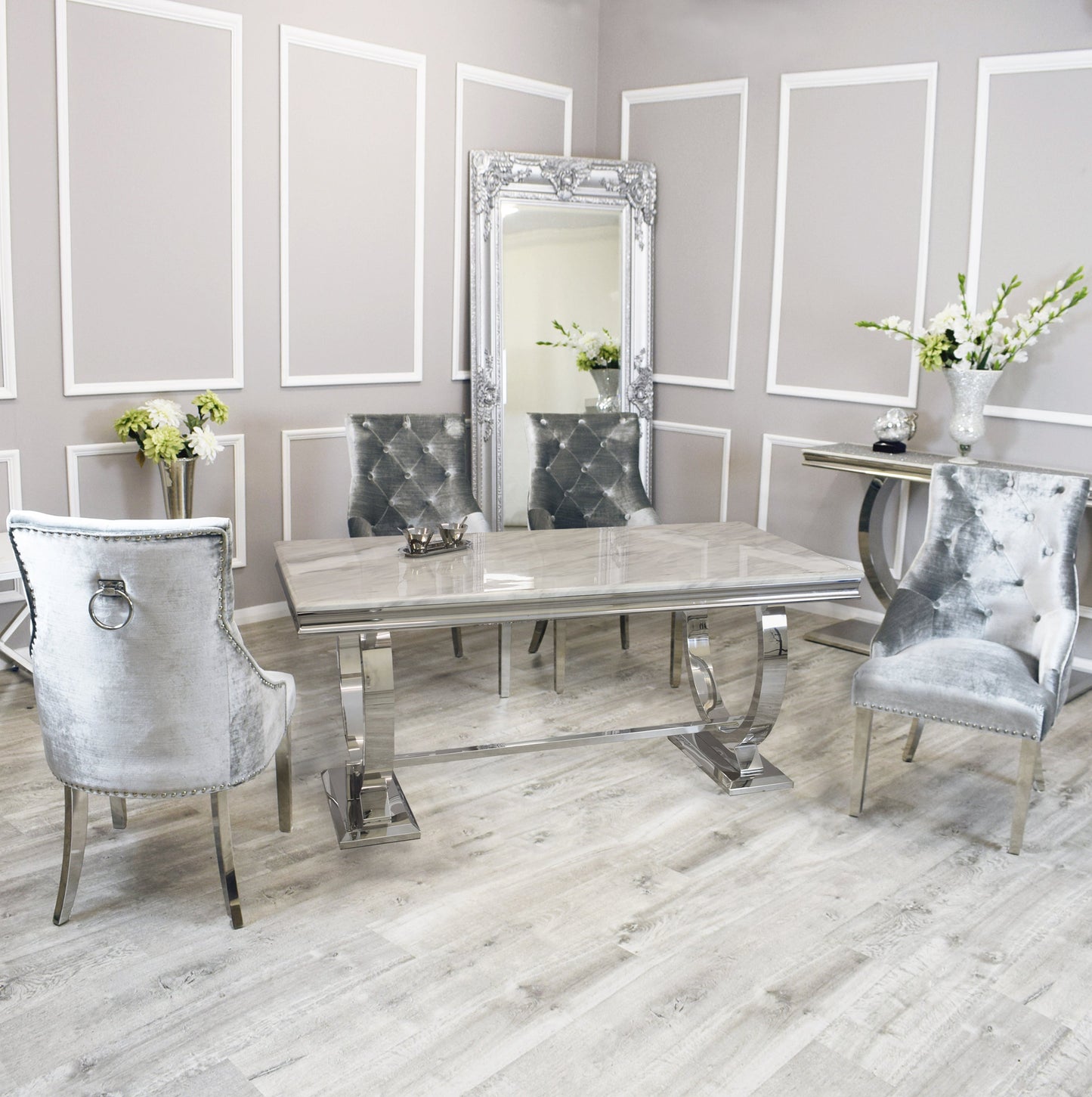 Pewter shimmer with all Tables