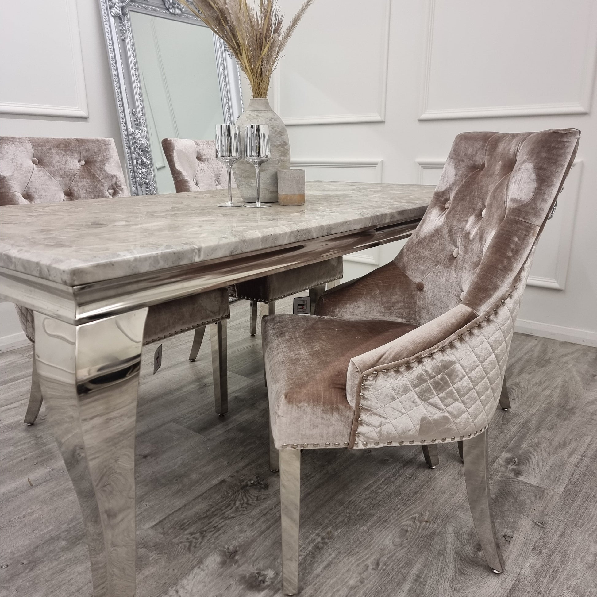 Bentley Silver Dining Chair