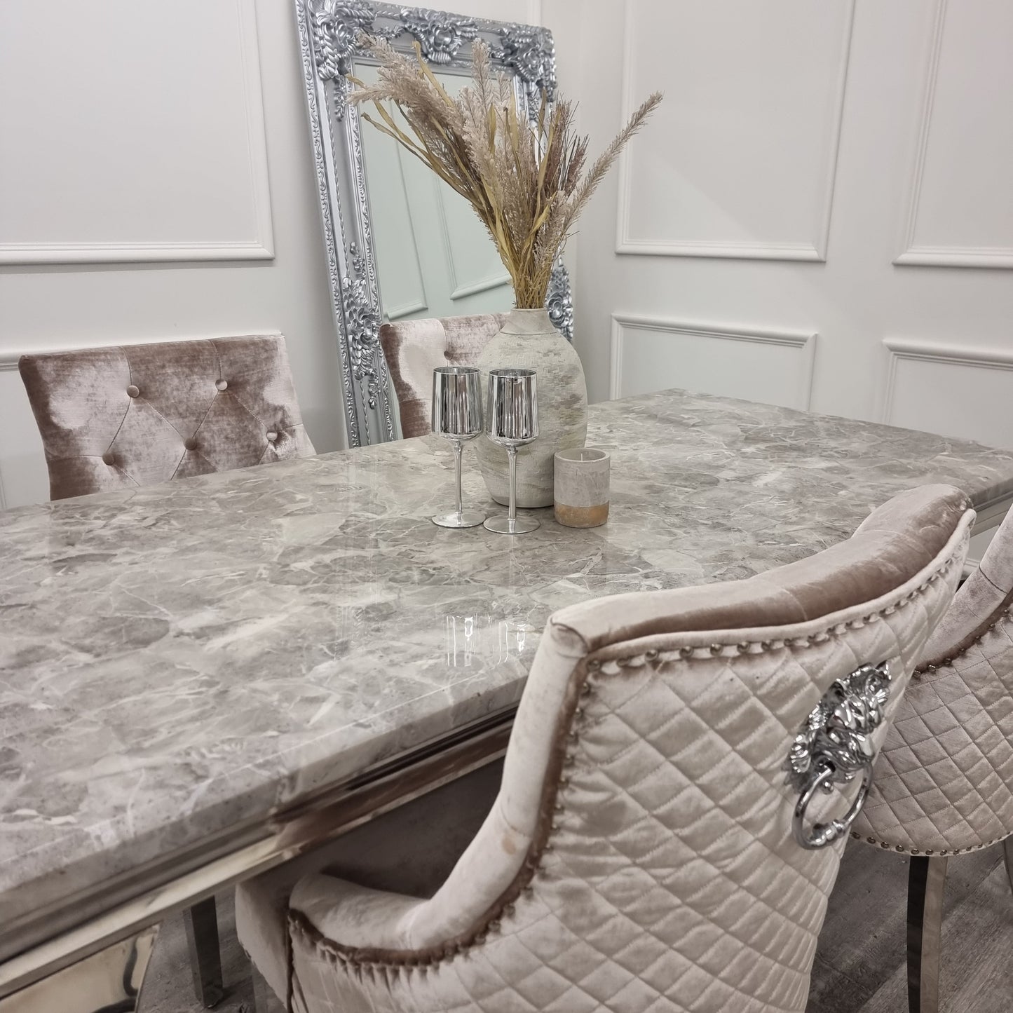 Bentley Silver Dining Chair