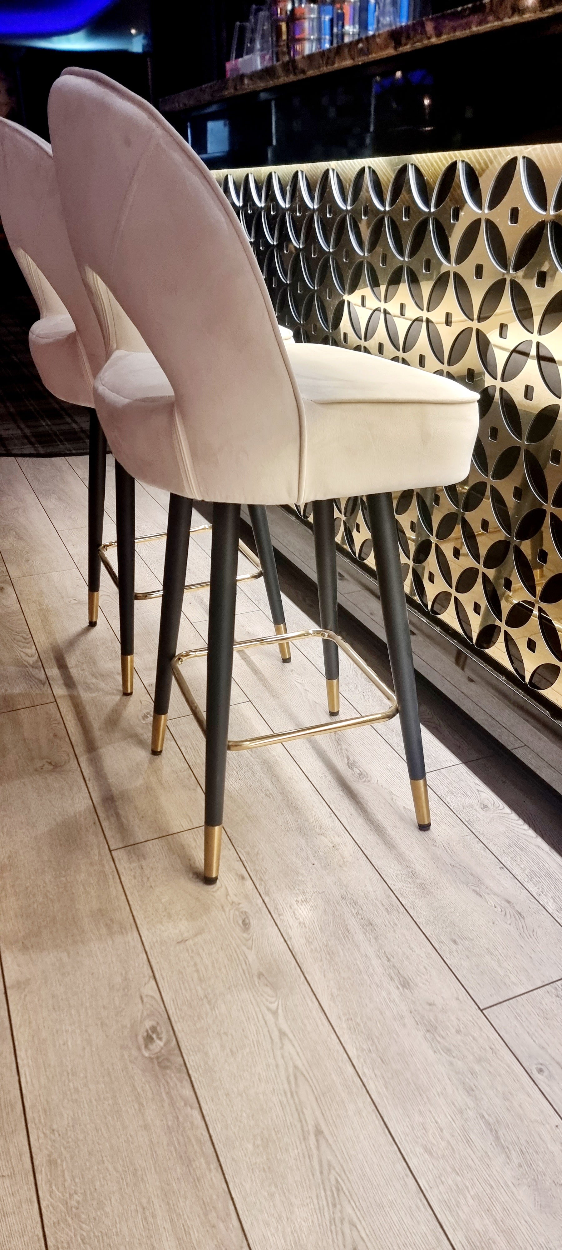 ASTRA VELVET BAR STOOL