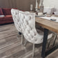 Kensington dining chair with deep button back