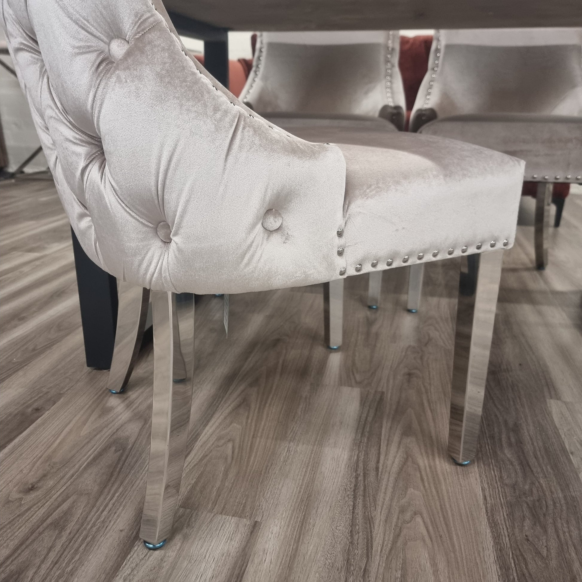 Kensington dining chair with deep button back